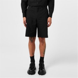 PRADA Poplin Bermuda Shorts Men Nero  for sale