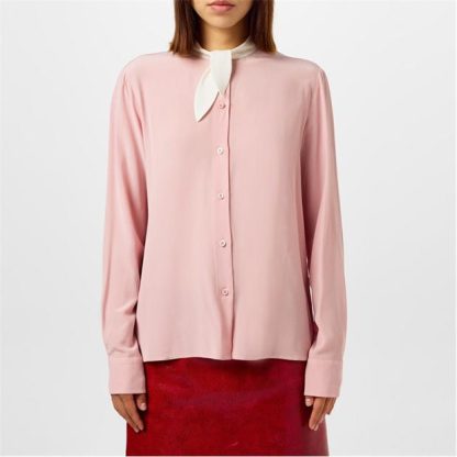 PRADA Prada Bow Blouse Ld44 Women Alabastro  for sale