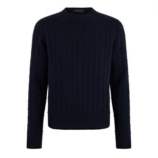 PRADA Prada Cash Knit Jmpr Sn44 Men Bleu  for sale