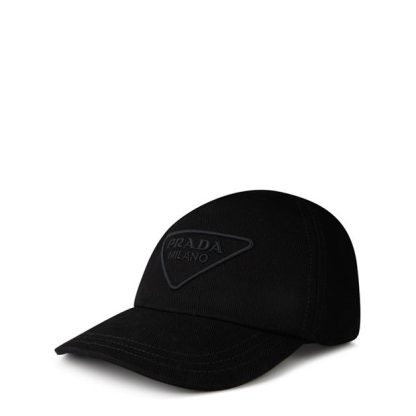 PRADA Prada Drill Cap Sn42 Men Baseball Caps Nero for sale