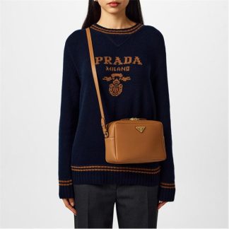 PRADA Prada Lthr Camera Ld44 Women Caramello 0  for sale