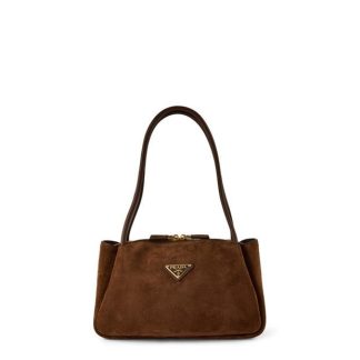 PRADA Prada Md Suede Shldr Ld44 Women Cacao  for sale