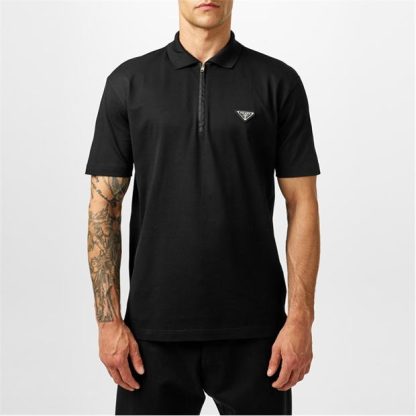 PRADA Prada Nylon Polo Sn44 Men Nero  for sale