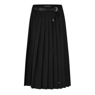 PRADA Prada Pleat Skirt Ld44 Women Antracite  for sale