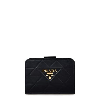 PRADA Prada Quilted Card Holder Women Nero F0002  for sale