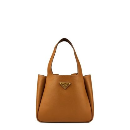 PRADA Prada Sml Lthr Tote Ld44 Women Caramello 0  for sale