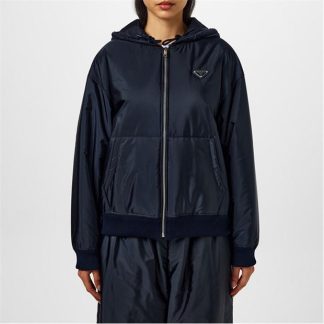 PRADA Prada Zip Hoodie Ld44 Women Bleu  for sale