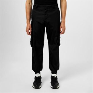 PRADA Re-Nylon Cargo Trousers Men Nero  for sale