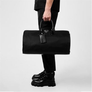 PRADA Re-Nylon Duffel Bag Unisex Nero  for sale