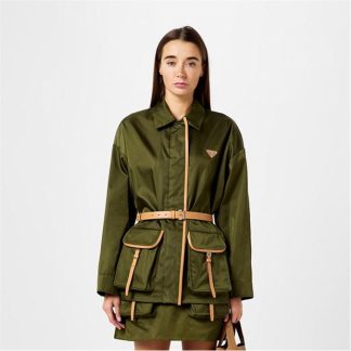 PRADA Re-Nylon Jacket Women Loden  for sale