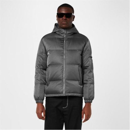 PRADA Re-Nylon Puffer Jacket Men Ferro  for sale