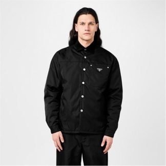 PRADA Re-Nylon Shirt Men Nero  for sale