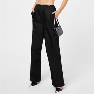 PRADA Re-Nylon Tuxedo Trousers Women Nero F0002  for sale