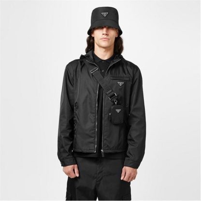 PRADA Re-Nylon Windbreaker Men Nero F0002  for sale