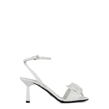 PRADA Rose Sandals Women Bianco F0009  for sale