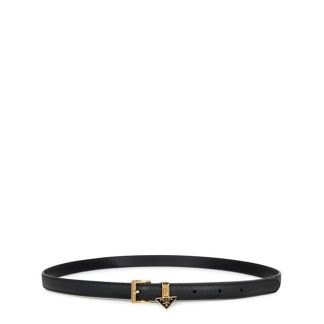 PRADA Saffiano Belt Women Black F0002  for sale