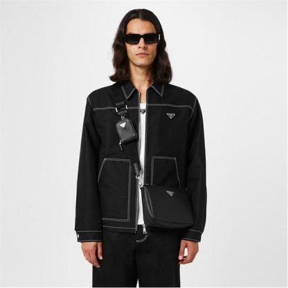 PRADA Shirt Jacket Men Nero  for sale