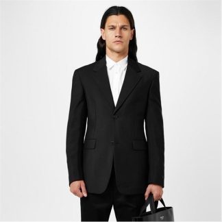 PRADA Tailored Mohair Blazer Men Nero F0002  for sale