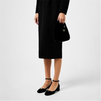 PRADA Velvet Mini Shopper Women Black  for sale