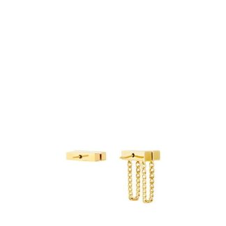 SAINT LAURENT Asymmetric Earrings Women Dore  for sale