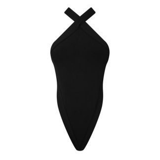 SAINT LAURENT Backless Bodysuit Women Noir  for sale