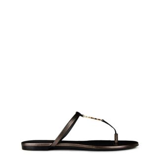 SAINT LAURENT Cassandra Sandals Women Metal Walnut  for sale