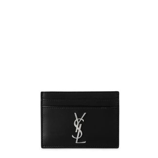 SAINT LAURENT Cassandre Card Case Unisex Nero  for sale