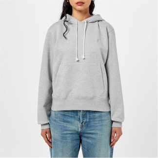 SAINT LAURENT Cassandre Hoodie Women Gris Chi  for sale