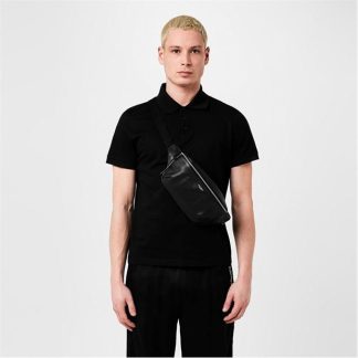 SAINT LAURENT Cassandre PiquÉ Polo Shirt Men Short Sleeve Polos Noir for sale