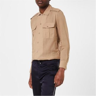 SAINT LAURENT Chemise Shirt Men Beige  for sale