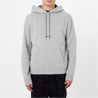 SAINT LAURENT Classic Rive Gauche Hoodie Men OTH Hoodies Gris Chine for sale