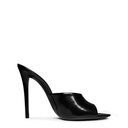 SAINT LAURENT Goldie Mules Women Black 1000  for sale