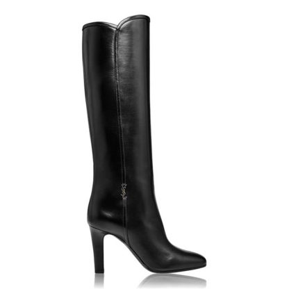 SAINT LAURENT Jane Monogram Boots Women Black 1000  for sale