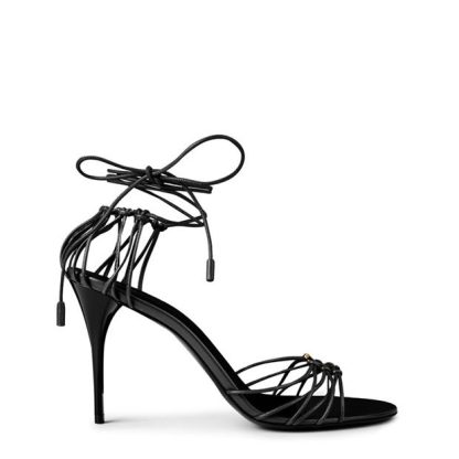 SAINT LAURENT Jota Heeled Sandals Women Heeled Sandals Nero for sale