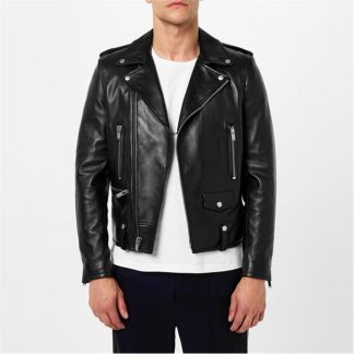 SAINT LAURENT Motorcycle Jacket Men Noir 1000  for sale