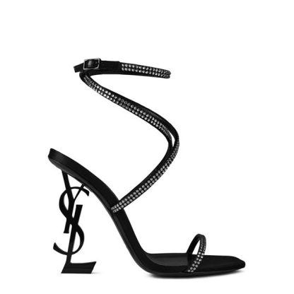 SAINT LAURENT Opyum Sandals Women Noir 1064  for sale