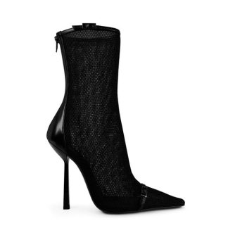 SAINT LAURENT Oxalis Boots In Mesh Women Black  for sale