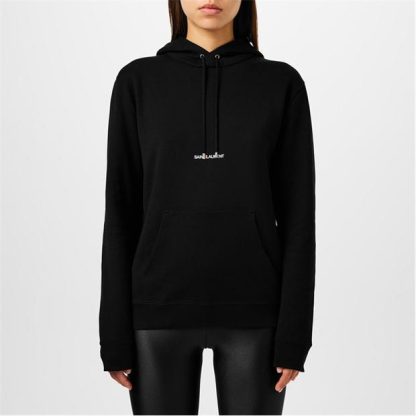 SAINT LAURENT Rive Gauche Hoodie Women Black 1035  for sale