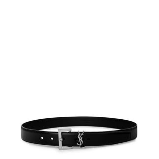 SAINT LAURENT Saint Belt Sn42 Unisex Black  for sale