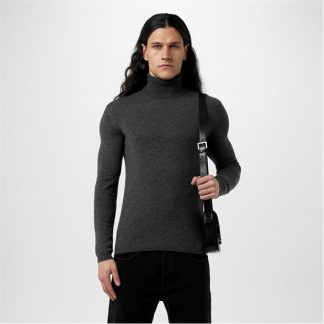 SAINT LAURENT Saint Cashmere Roll Sn34 Men Gris Chine  for sale