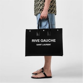 SAINT LAURENT Saint Gauche Tote Sn44 Unisex Tote Bags Black for sale