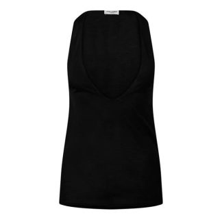 SAINT LAURENT Saint Jersey Soie Ld34 Women Noir  for sale