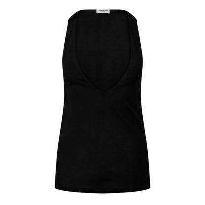 SAINT LAURENT Saint Jersey Soie Ld34 Women Noir  for sale