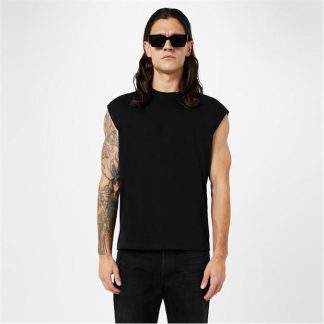 SAINT LAURENT Saint Manches Raw T Sn33 Men Black  for sale