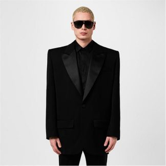 SAINT LAURENT Saint OS Blazer Sn42 Men Noir  for sale