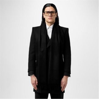 SAINT LAURENT Saint Overcoat Sn34 Men Noir  for sale