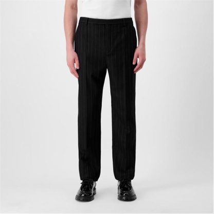 SAINT LAURENT Saint Tuxedo Trouser Sn42 Men Noir Craie  for sale