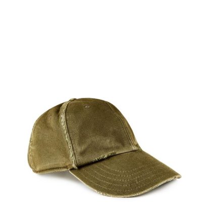 SAINT LAURENT Saint Wshd Dnm Cap Ld42 Women Baseball Caps Kaki for sale