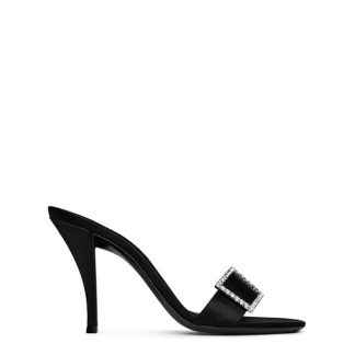 SAINT LAURENT Simone 90 Mule Women Black 1000  for sale