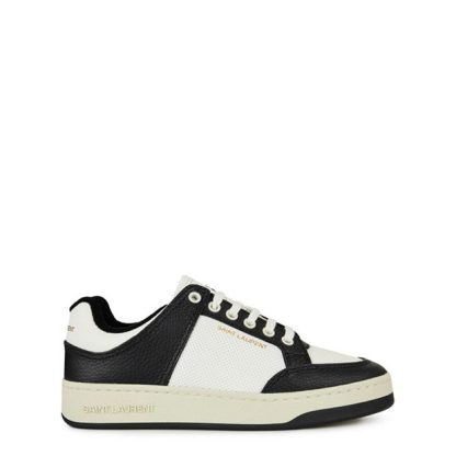 SAINT LAURENT Sl/61 Sneakers Women Low Trainers Wht/Blk 9063 for sale